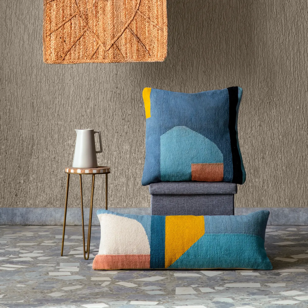 Geo Shapes Lumbar Pillow