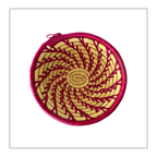 Small Pink + Yellow Spiral Bowl