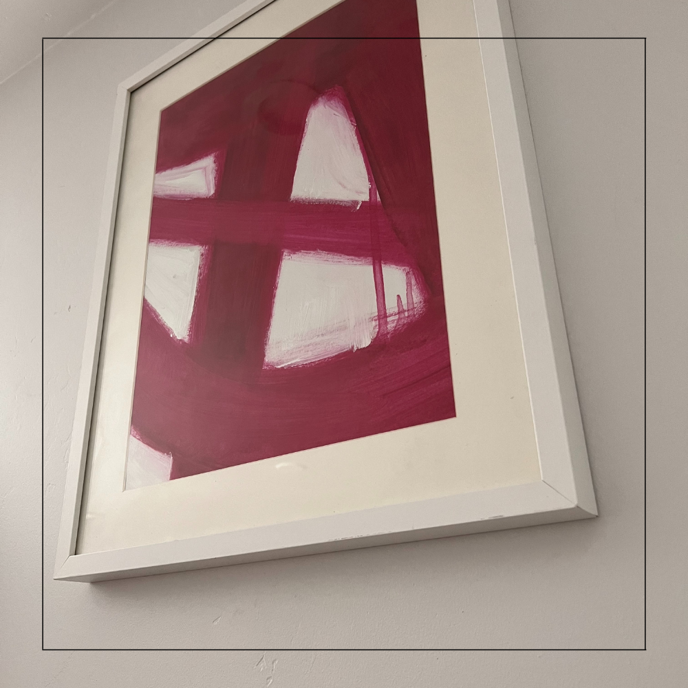 Pink Expression Framed Art