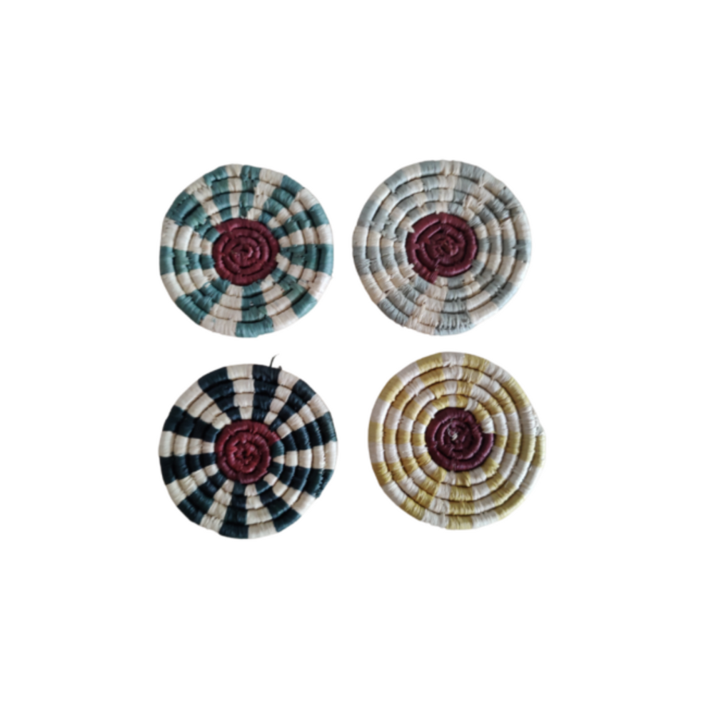 Multicolored Coasters (Set of 4)