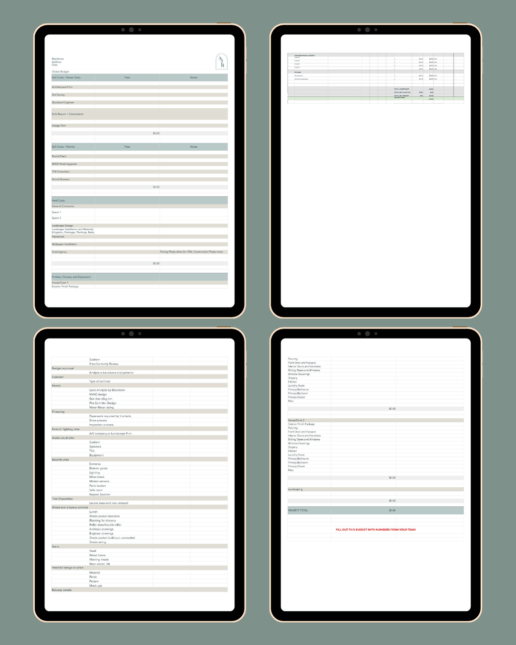 Investment Spreedsheet (Digital Product)
