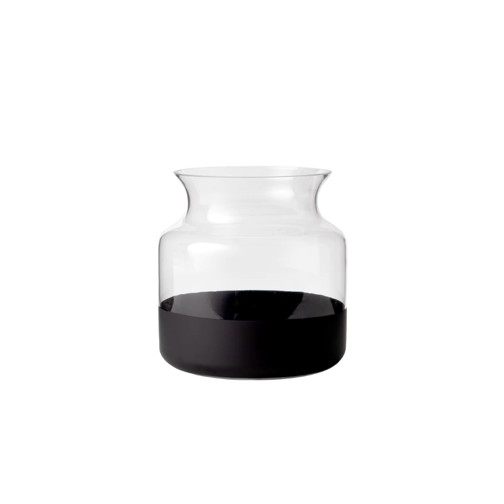 Poet Glass Vase - Black