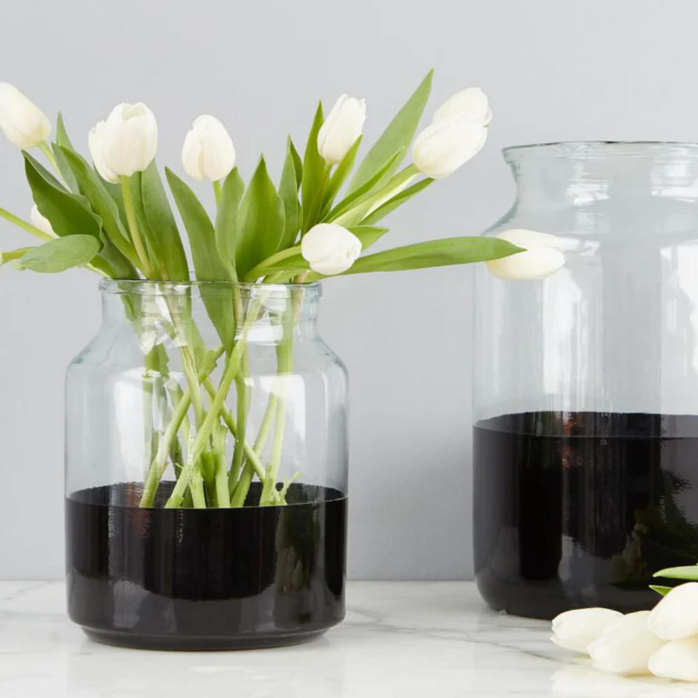 Poet Glass Vase - Black