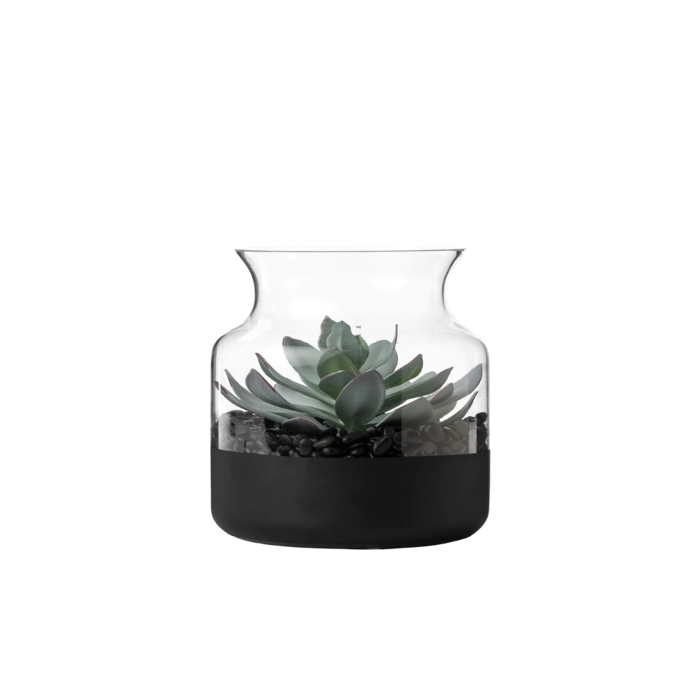 Poet Glass Vase - Black