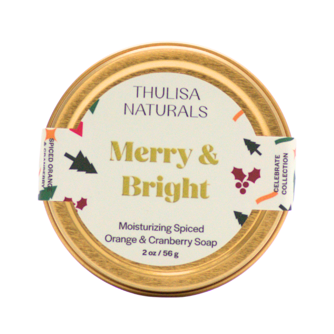 Christmas Moisturizing Shea Butter Soap | Orange+ Cranberry