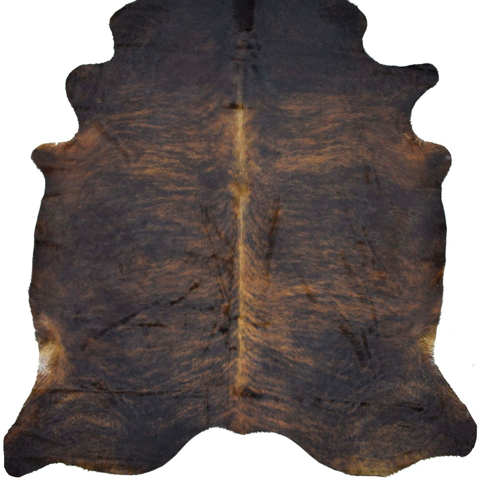 Black with White Cow Hide