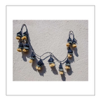 Blue Ombre Tasseled Garland