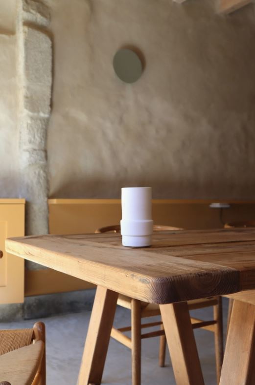 Symmetrical White Vase